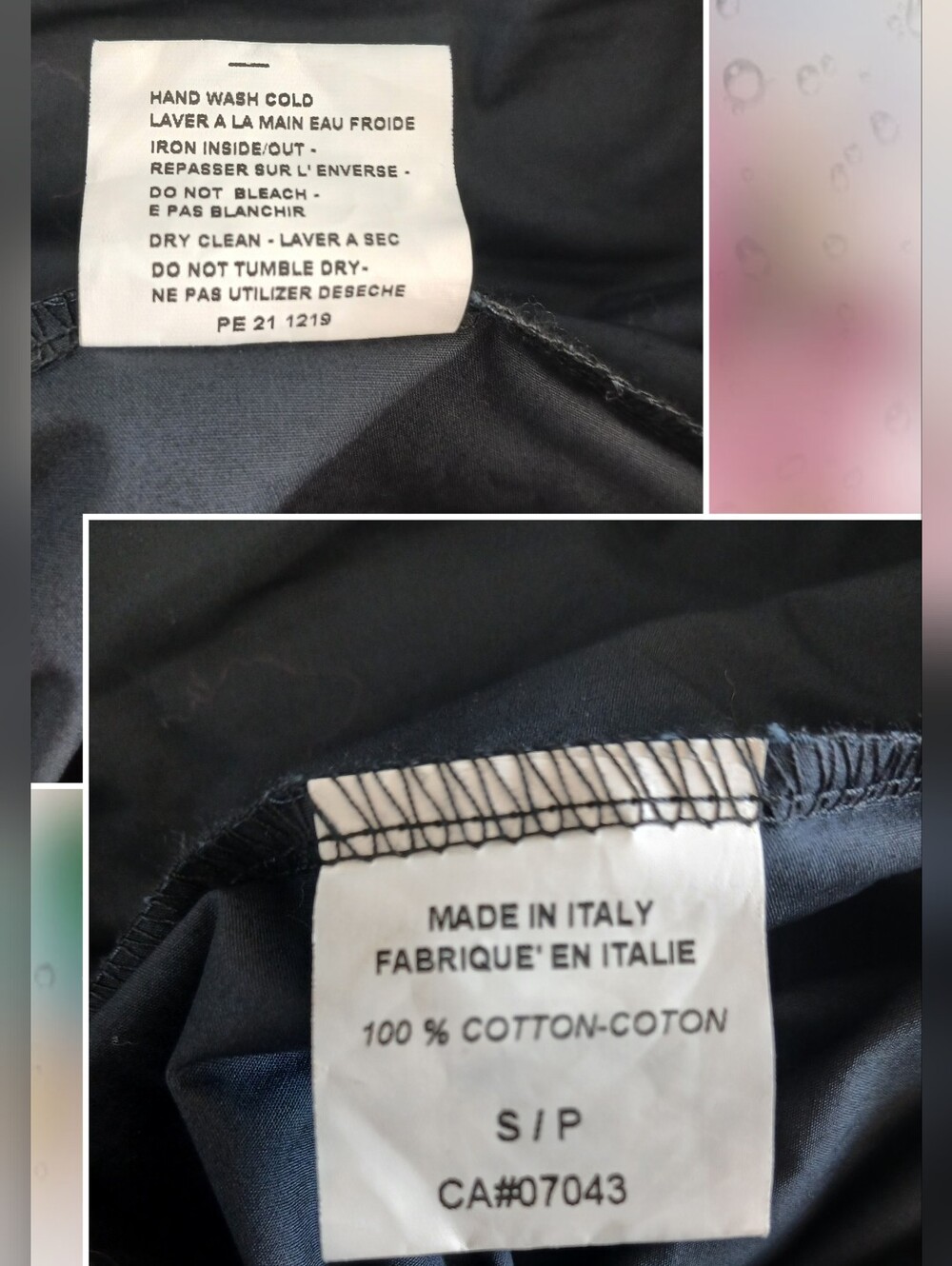 New Chepé 100% Cotton Black Tiered Maxi Dress Ruffle Sleeves Made In Italy 🇮🇹 - Picture 13 of 14